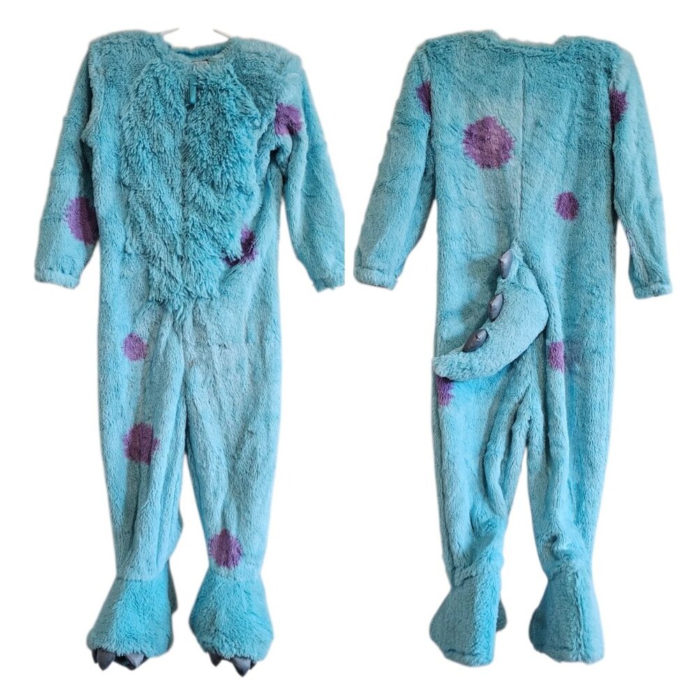 Monsters Inc Sully Sullivan Furry Tail One Piece Halloween Costume Toddler 2T